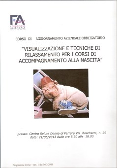 Ferrara Visualizzazione e stretching in gravidanza e in travaglio
